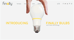 Desktop Screenshot of finallybulbs.com